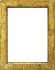 Goldener Fotorahmen mit Patina
