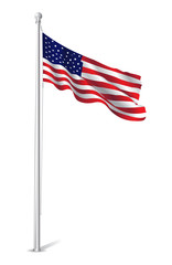 USA Flag Vector Design