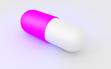 Medicine concept - pills capsules
