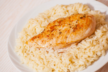 Chicken Breast with Rice