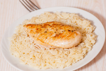 Chicken Breast with Rice