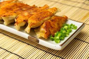 Goyza with onion