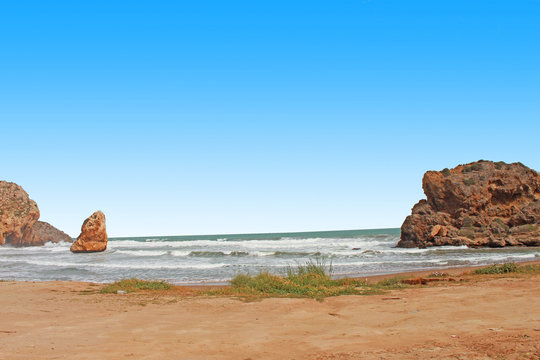 Ouest alg&eacute;rien, plage de la Moscarda &agrave; Marsat Ben Mhidi 