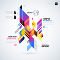 Abstract infographics layout - 82476171