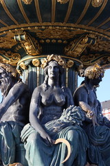 Obraz premium Fontaine place de la Concorde