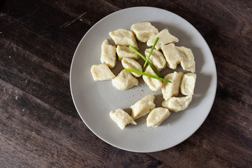 Potato polish dumplings