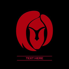 Woman vector logo design template. Girl silhouette - cosmetics,