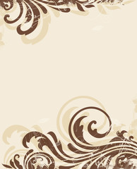 Vintage floral background