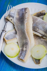 Herring with onions