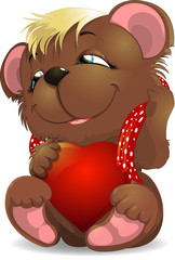 Fototapeta premium bear and heat
