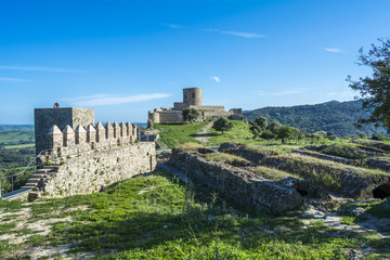 Fototapeta na wymiar Castle Jimena de la Frontera, Cadiz, Spain