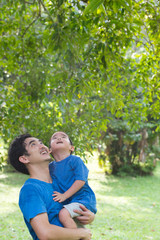 Fototapeta premium Father and son