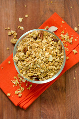 granola in bowl