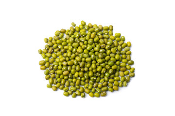 Mung Bean isolated on white background