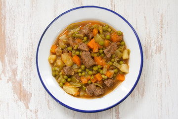 meat with vegetables
