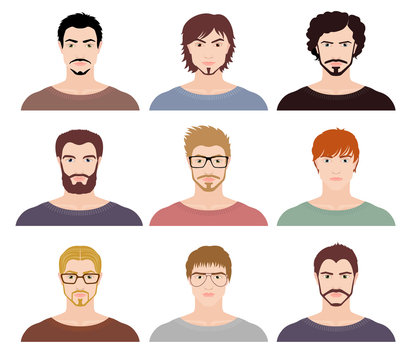 Nine avatars of fashion men