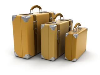 Suitcases (clipping path included)
