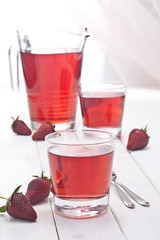 Strawberry juice.
