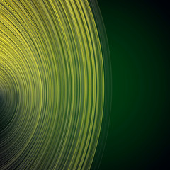 Abstract green lines