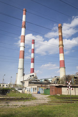 Old CHP chimneys