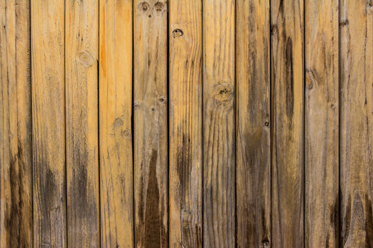 Old plank wooden wall background