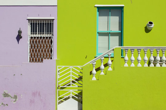 Colorful Houses in Bo-Kaap, Cape Town