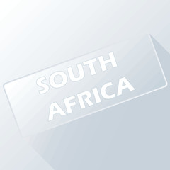 South Africa unique button