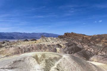 Zabriskie point, death valley, california, usa