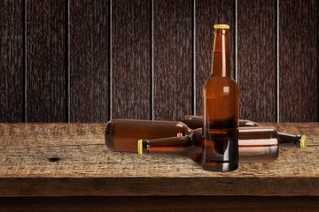 Obraz na płótnie Canvas Beer Bottle. Beer Bottles