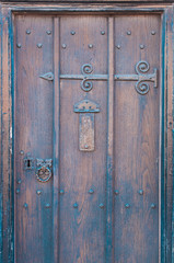 Vintage wooden door