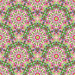Abstract Seamless Color Geometric Vector Pattern