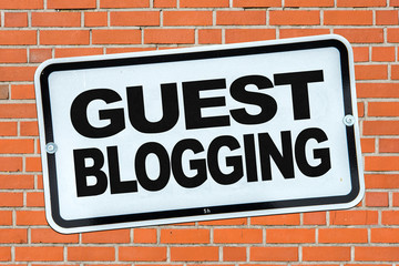 Obraz premium Guest Blogging