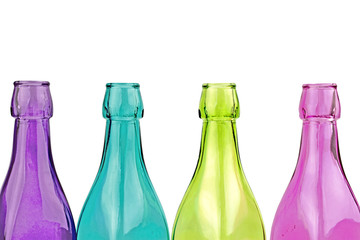 Deocorative colorful bottles