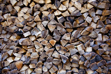 STACK OF FIREWOOD