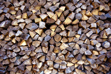 STACK OF FIREWOOD