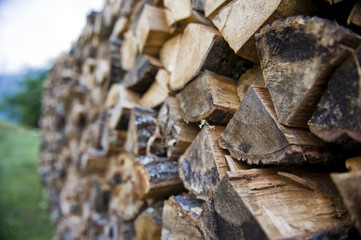 STACK OF FIREWOOD