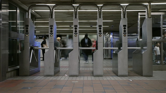 subway turnstile