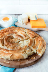 Pie on the board