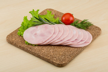 Sliced ham