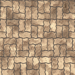 Pavement seamless generated texture