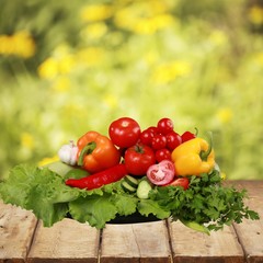 Vegetable. Fresh tasty vegetables isolated on white