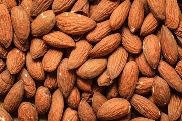 Fototapeta premium Almonds as food background
