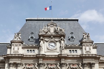 The hotel of the prefecture of Lyon in Rhone department, France