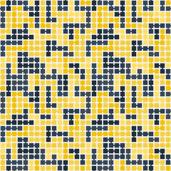 Vector seamless pattern of randomly connected squares