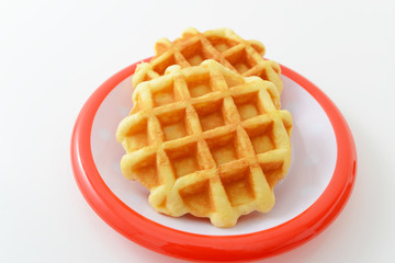 美味しそうなワッフル