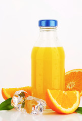 Bottle of orange juice