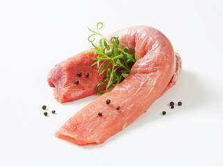 Raw pork tenderloin