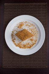 food on the plate
