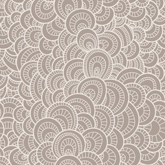 Vector seamless background of overlapping circles