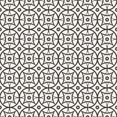 Vector seamless hand-drawn floral pattern